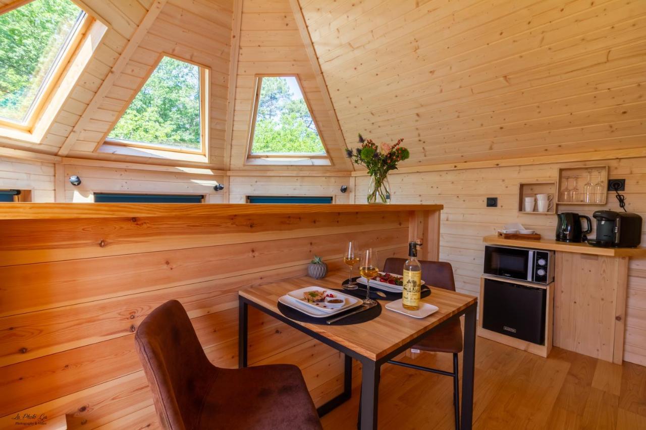 Cabane Spa belle étoile Soulaures Extérieur photo