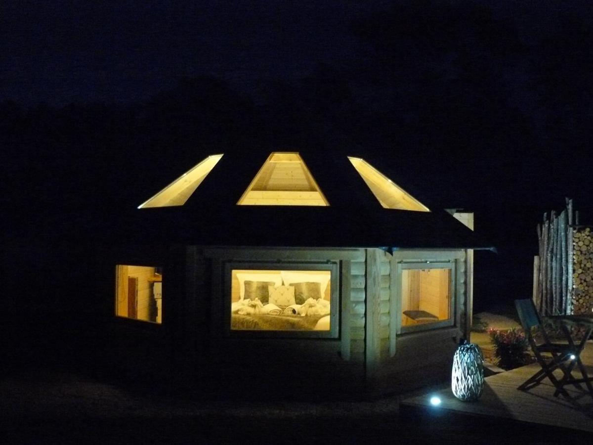 Cabane Spa belle étoile Soulaures Extérieur photo